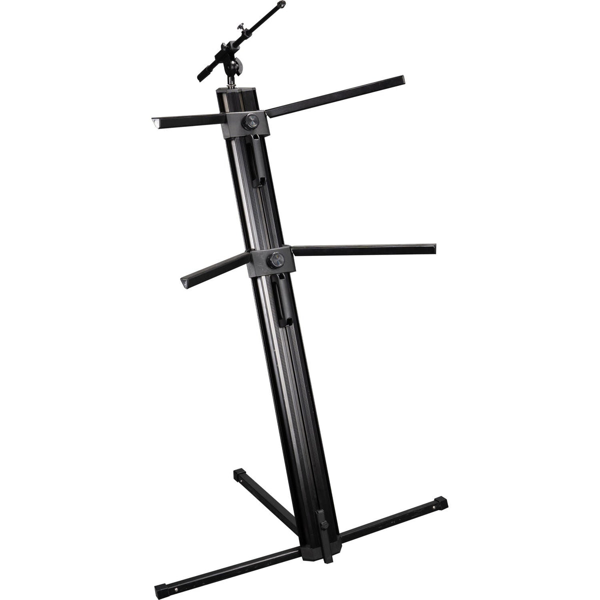 Gator Frameworks Column-Style Keyboard Stand with Mic Boom Arm and Gig Bag - MusicMarket