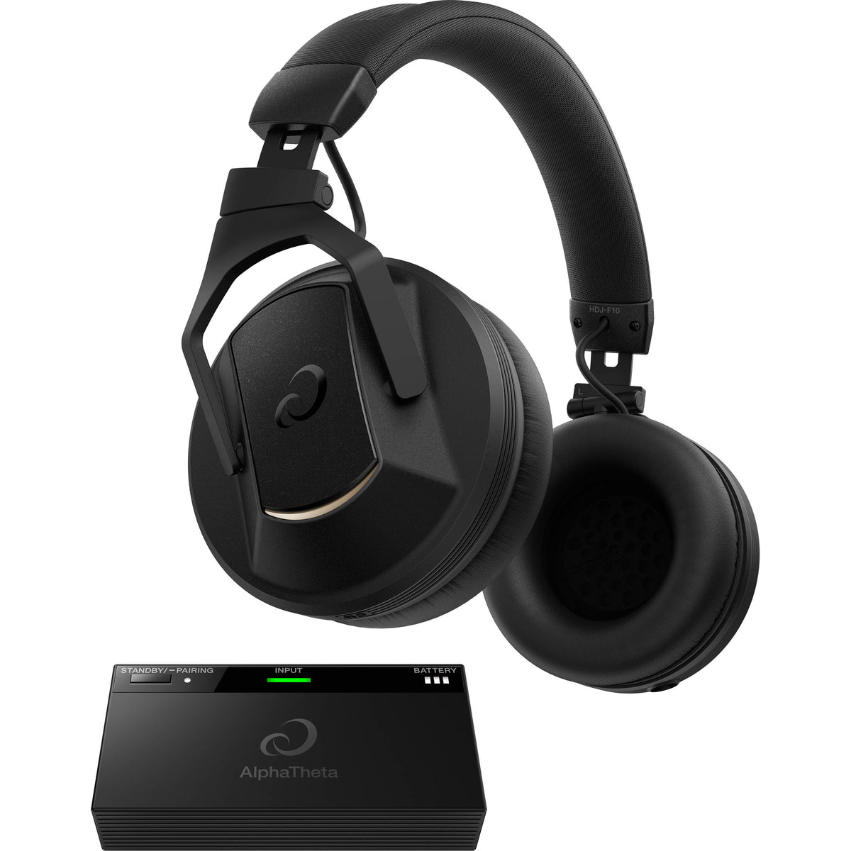 AlphaTheta HDJ-F10-TX Professional Wireless DJ Headphones with Transmitter - MusicMarket