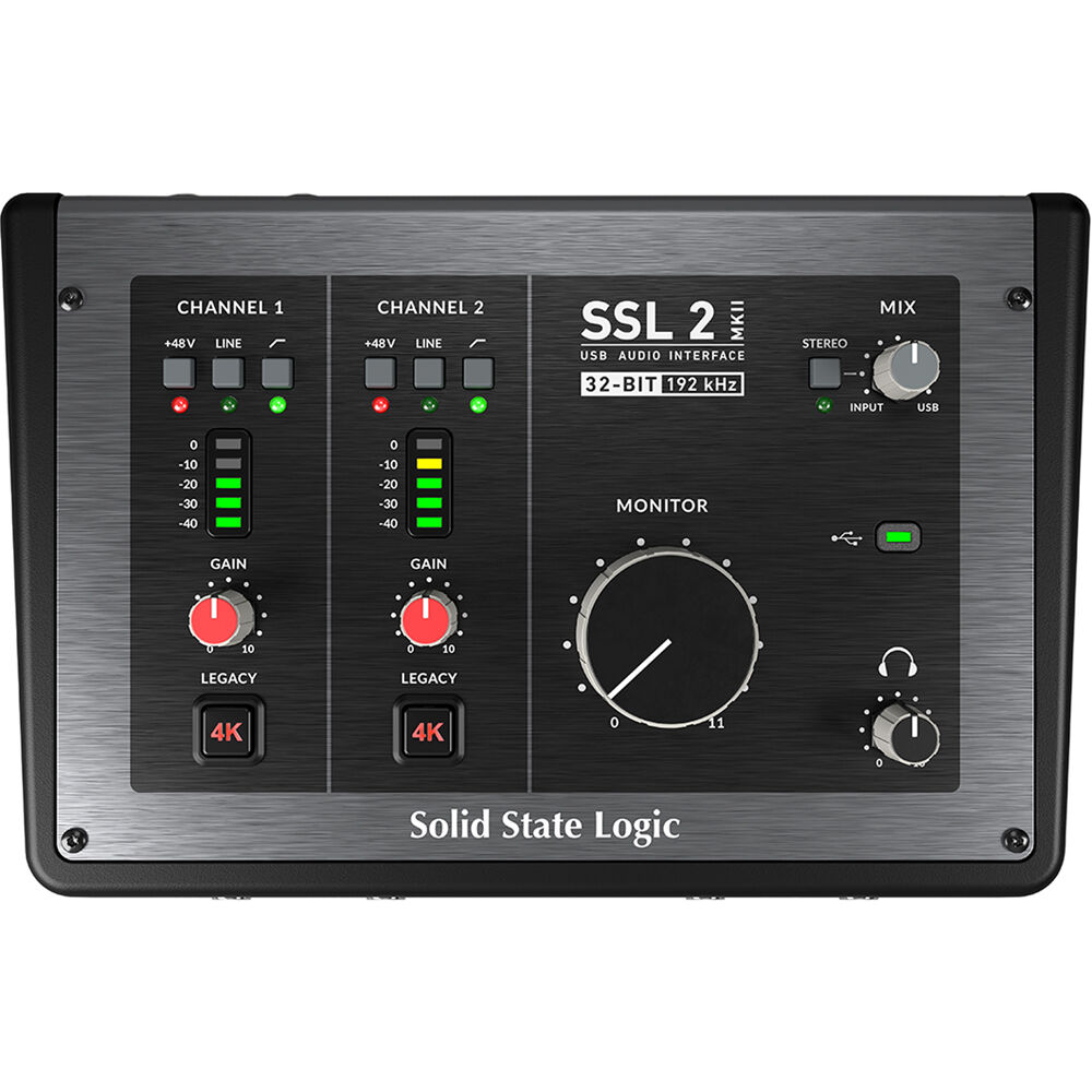 Solid State Logic SSL2 MKII 2x2 USB-C Audio Interface - MusicMarket