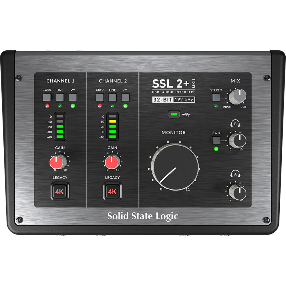 Solid State Logic SSL2+ MKII 2x4 USB-C Audio Interface - MusicMarket