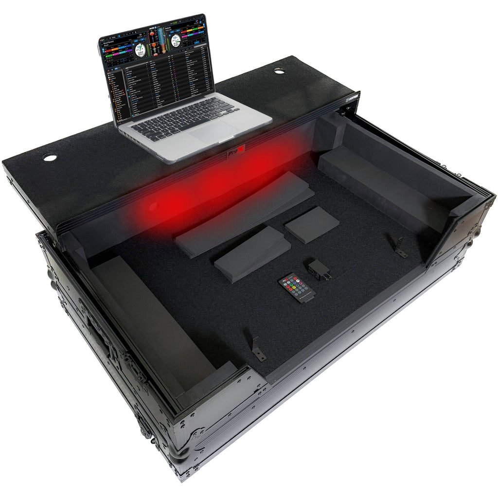 Prox XS-XDJAZWLTBLLED ATA Flight Case For Pioneer XDJ-AZ DJ Controller - View 3 | MusicMarket