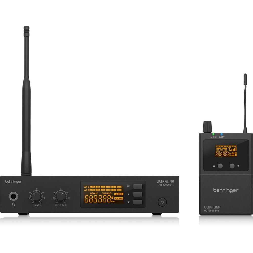Behringer UL 1000G2 Wireless In-Ear Monitoring System - US: 584 to 608 MHz - MusicMarket