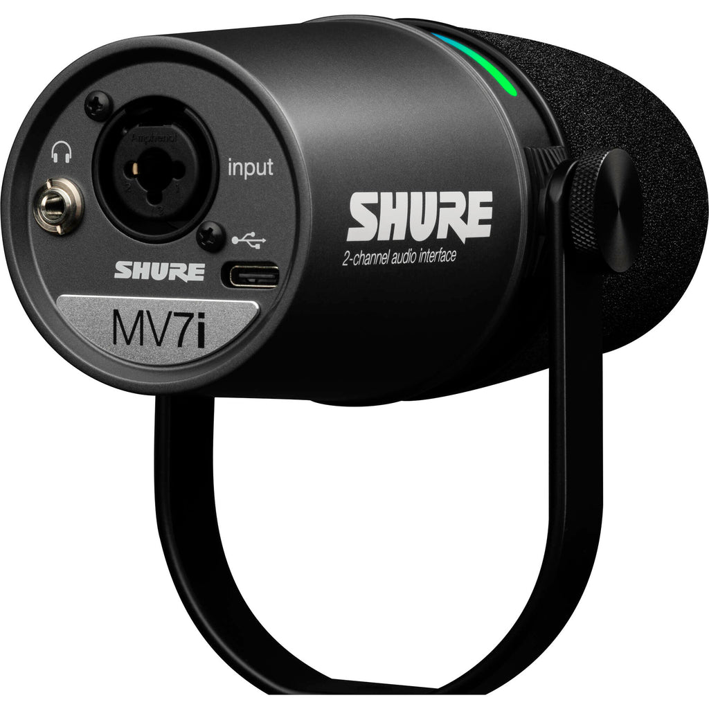 Shure MV7i Smart Mic and Interface - View 3 | MusicMarket