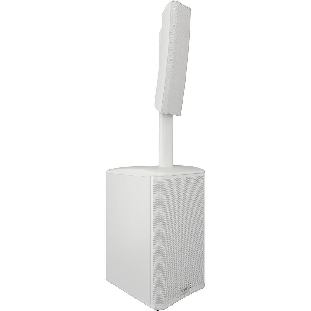 QSC KC12 Active 12" 3-Way Column Loudspeaker System with Bluetooth - White - View 2 | MusicMarket