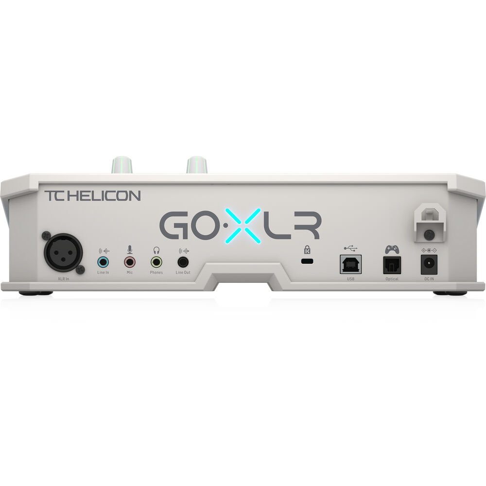 TC-Helicon GoXLR 4-channel USB Streaming Mixer with Voice FX and Sampler - White - View 4 | MusicMarket