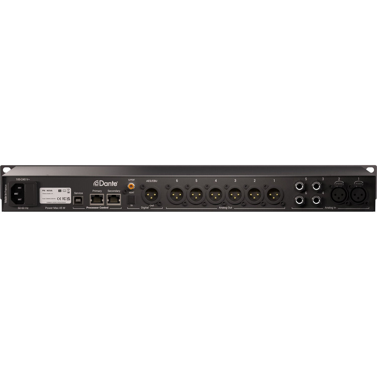 Trinnov NOVA Dante Audio Interface with 3D Microphone and 2 Optimizer Channels - View 3 | MusicMarket