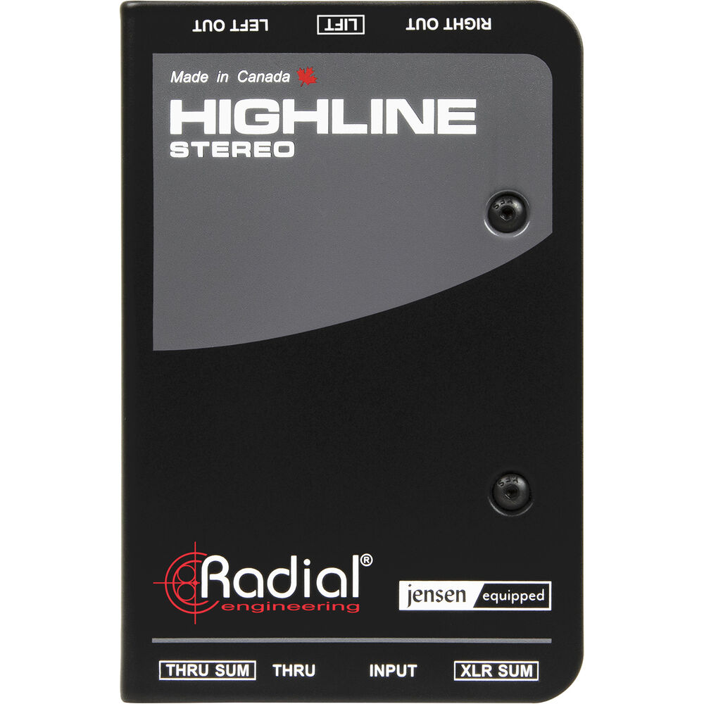 Radial Engineering Highline Line Stereo Isolator - MusicMarket