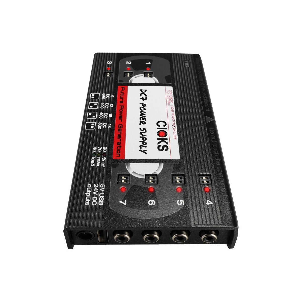 Cioks Limited Edition DC7 Retro Series With Custom VHS Graphic Power Supply - View 3 | MusicMarket