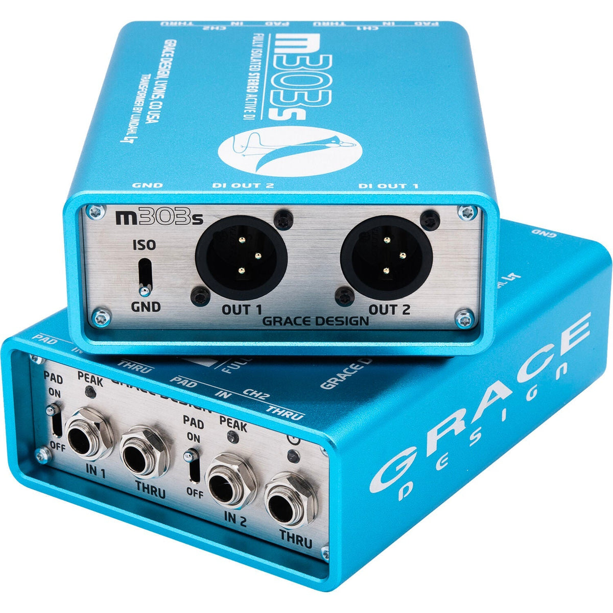 Grace Design m303s Active Stereo Direct Box - View 2 | MusicMarket