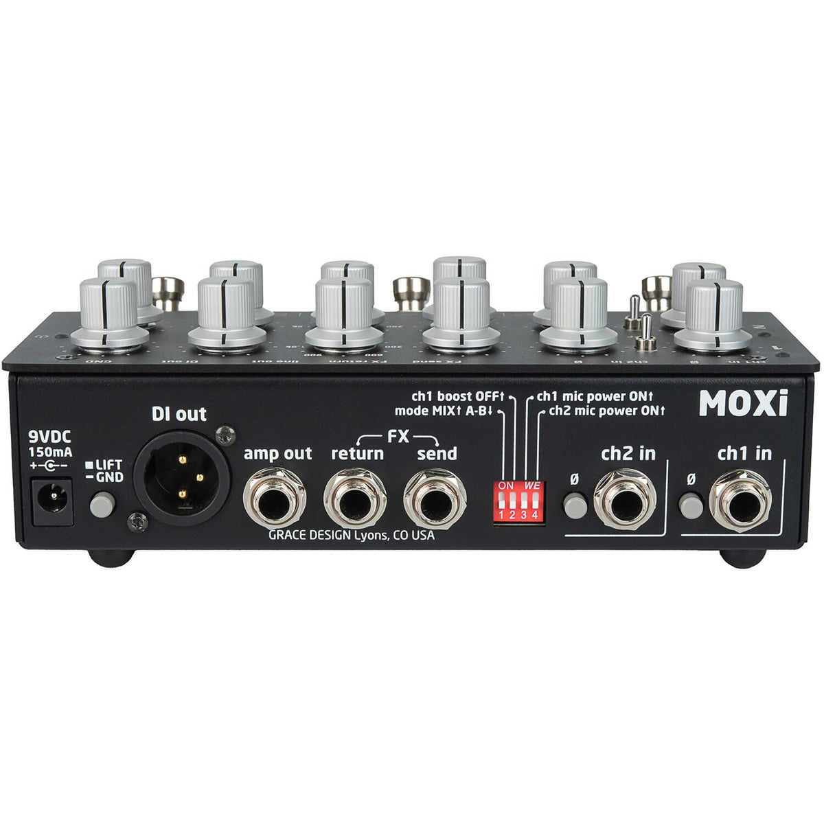 Grace Design MOXi Two-Channel Instrument Preamp & Blender - View 3 | MusicMarket
