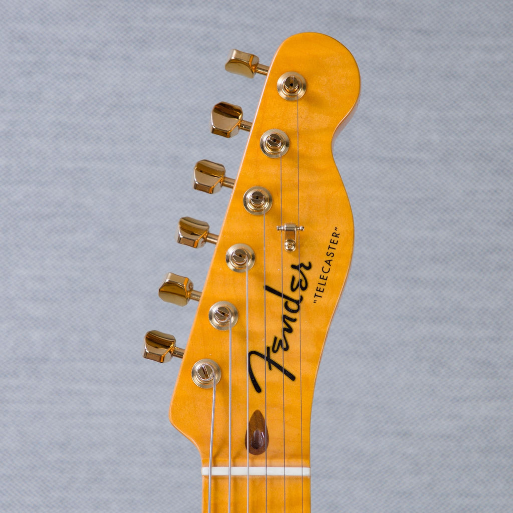 Fender Custom Shop Limited Edition Deluxe AAA Flame Custom Deluxe Telecaster Electric Guitar - Sunset Orange