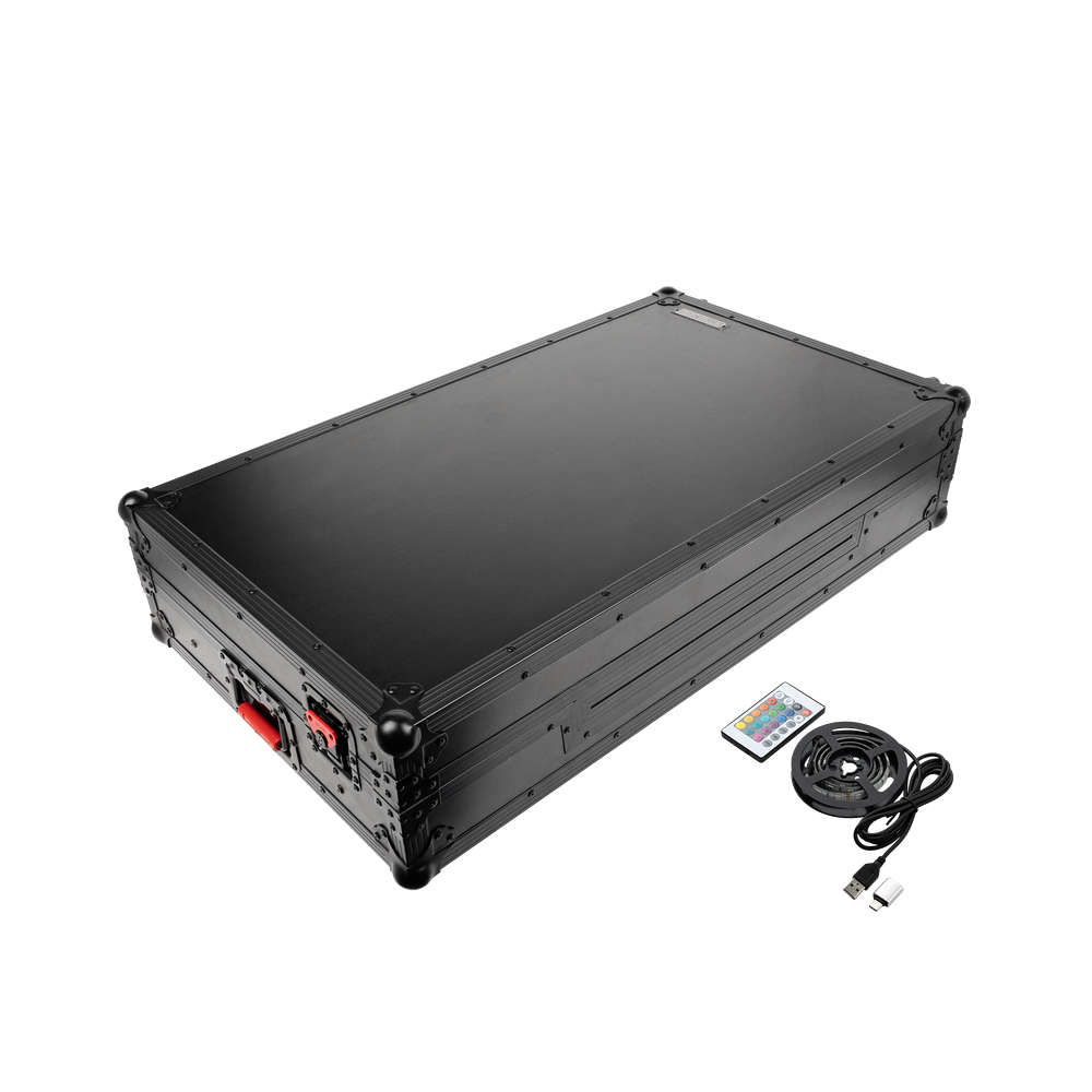 Gator Onyx Upper Deck Flight Case for AlphaTheta XDJ-AZ with Laptop Tray and LEDs - Black - View 3 | MusicMarket