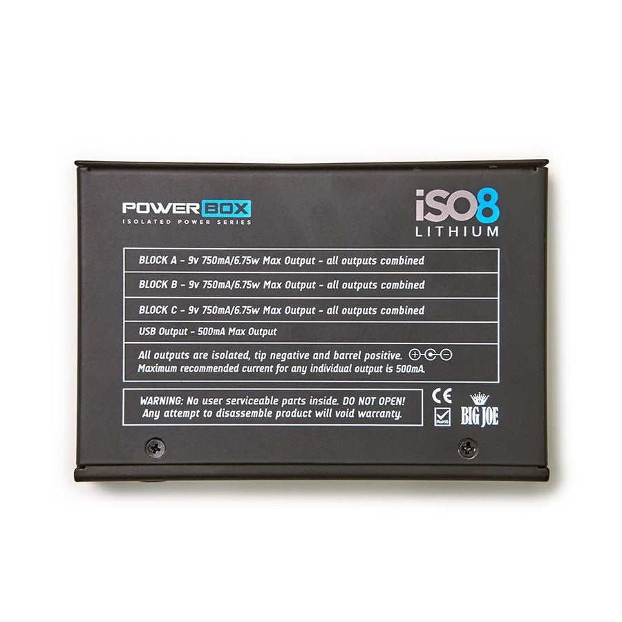 Big Joe Power Bpx ISO8 Re-Chargeable Lithium Ion DC Power Supply - View 5 | MusicMarket