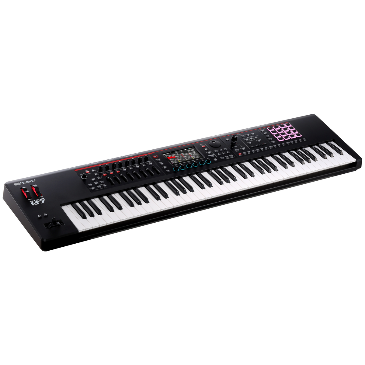 Roland FANTOM-07 Music Workstation Synthesizer Keyboard - Mint, Open Box - View 3 | MusicMarket