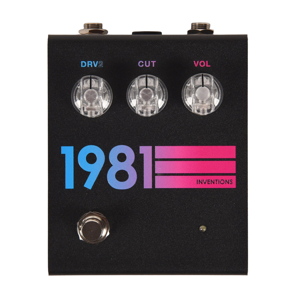 1981 Inventions DRV Overdrive Pedal Black Hyperfade - MusicMarket