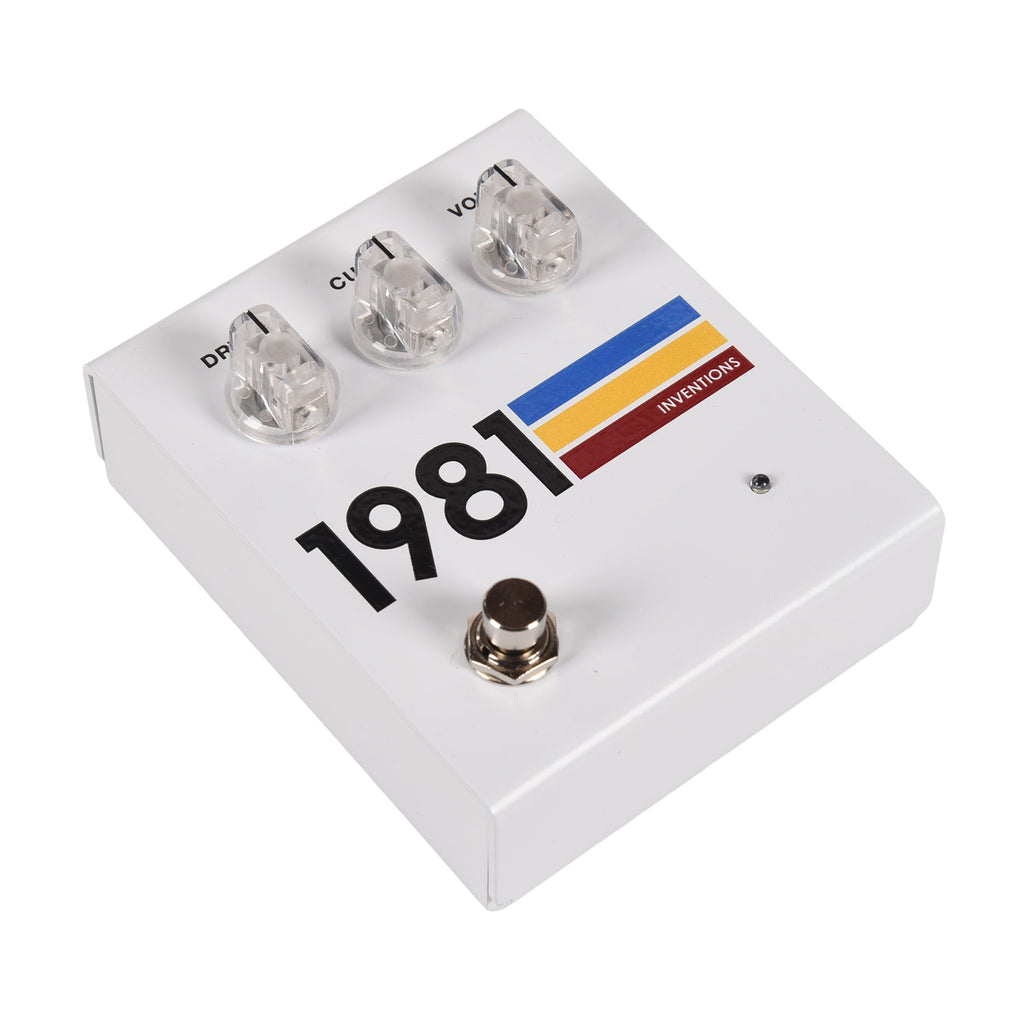 1981 Inventions DRV Overdrive Pedal White Hyperfade - View 2 | MusicMarket