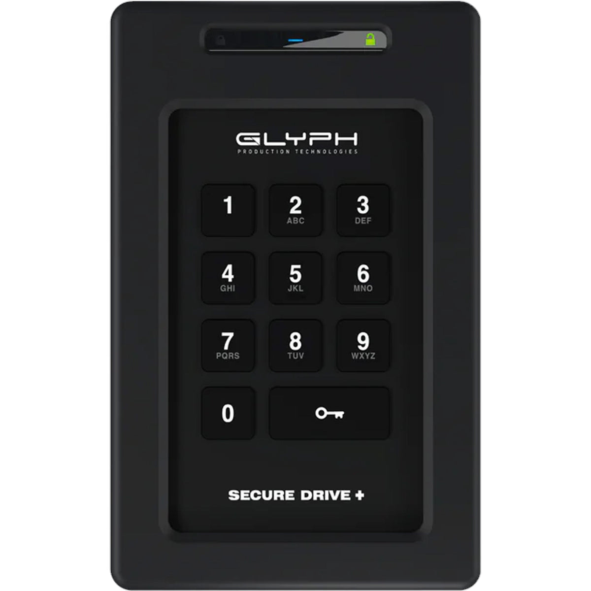 Glyph SecureDrive Plus Keypad, Bus-powered, USB-Micro B / USB-C 2 TB - MusicMarket