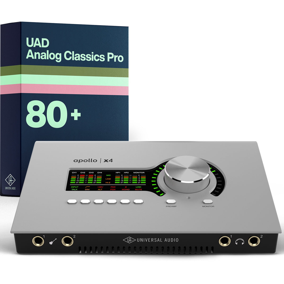 Universal Audio Apollo x4 with UAD Analog Classics Pro - MusicMarket