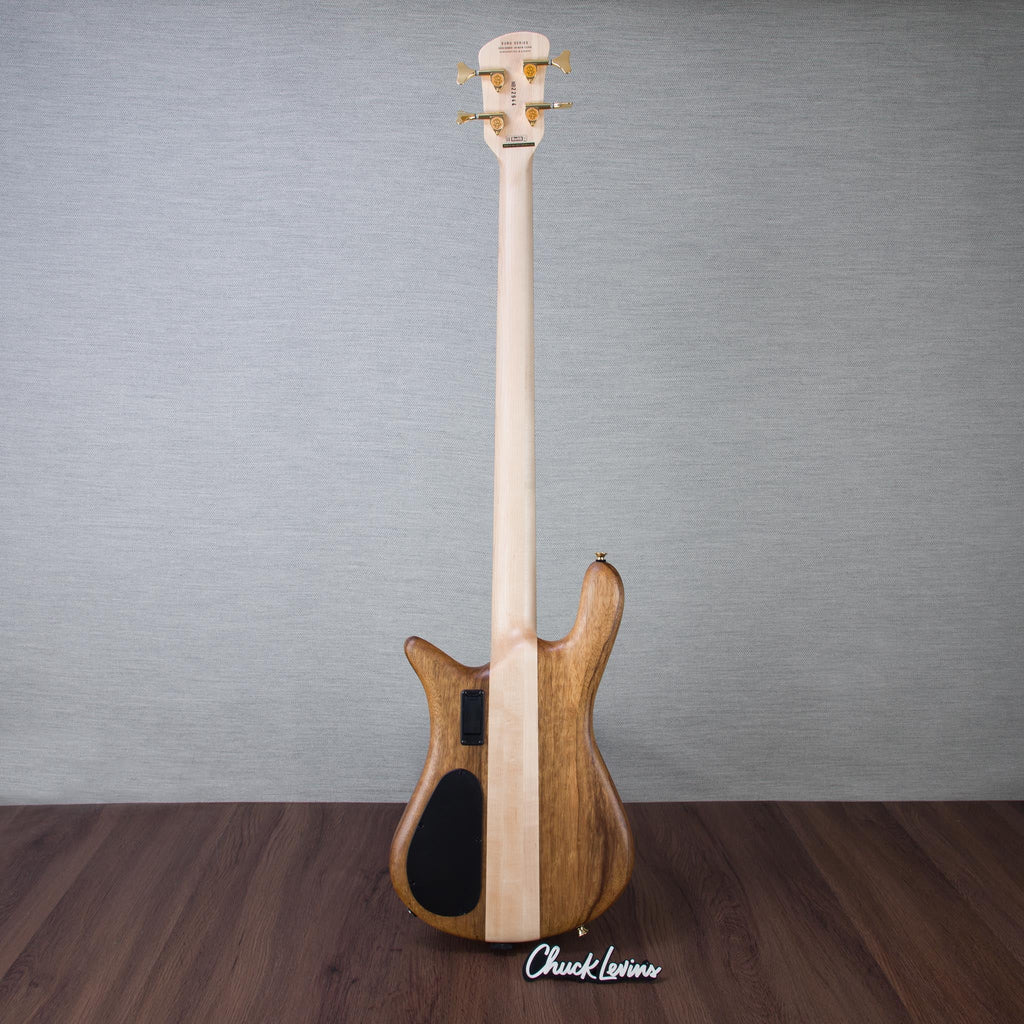Spector Euro 4 LT Solid Korina Wings Electric Bass Guitar - Natural Satin - CHUCKSCLUSIVE - #NB22944 - View 6 |