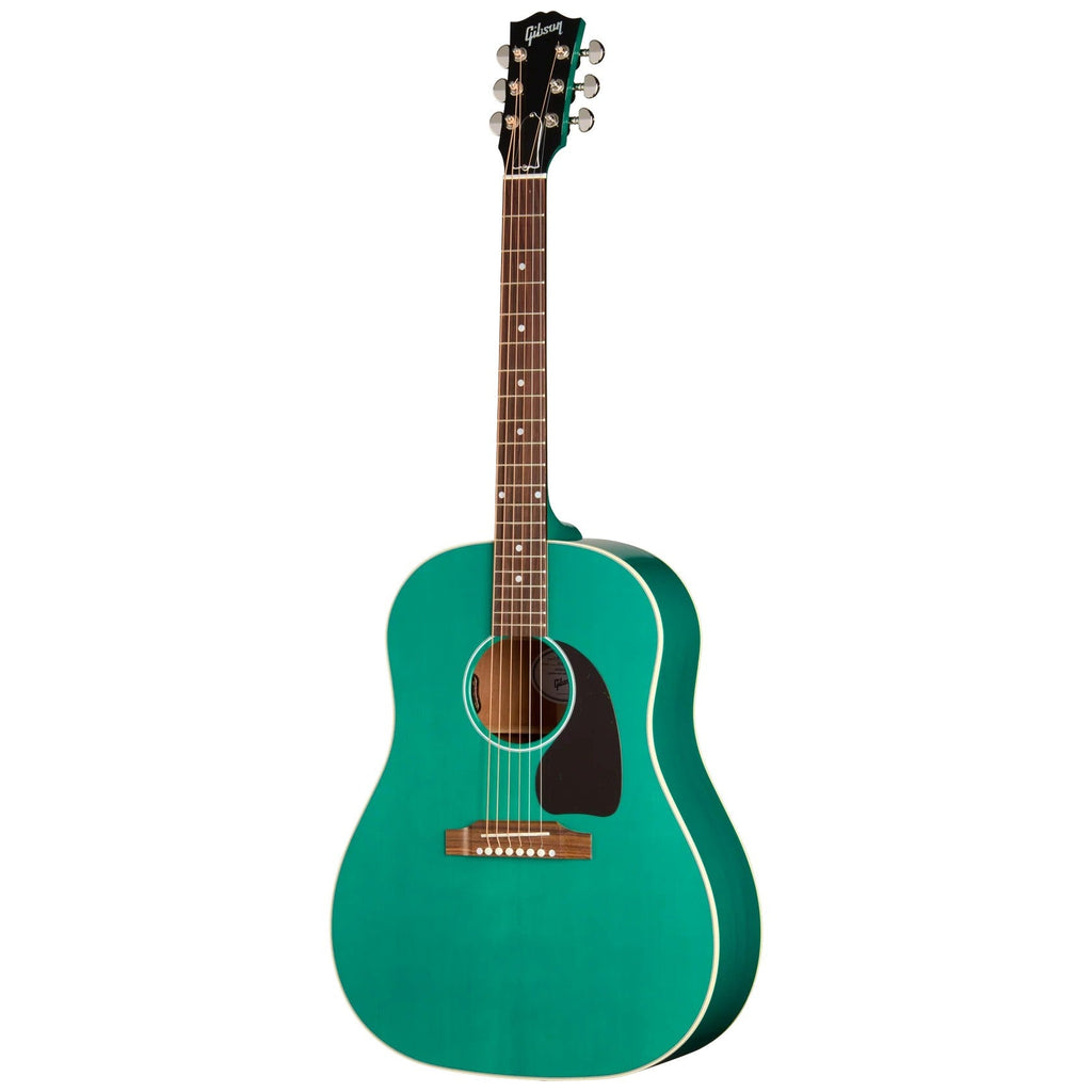 Gibson J-45 Standard Acoustic Electric Guitar - Translucent Teal - MusicMarket