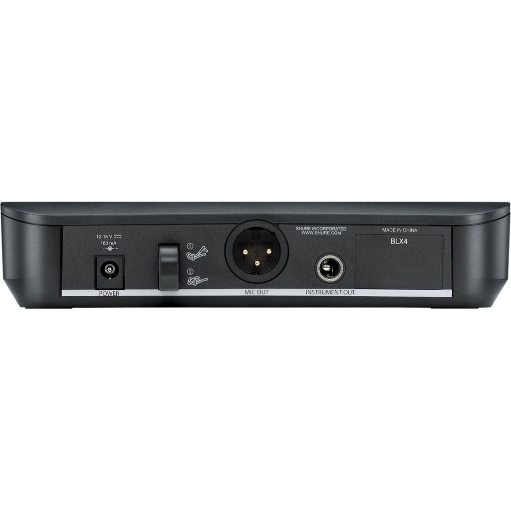 Shure BLX24/PG58 Wireless Mic System with PG58 Handheld Vocal Mic - J11 - View 3 | MusicMarket
