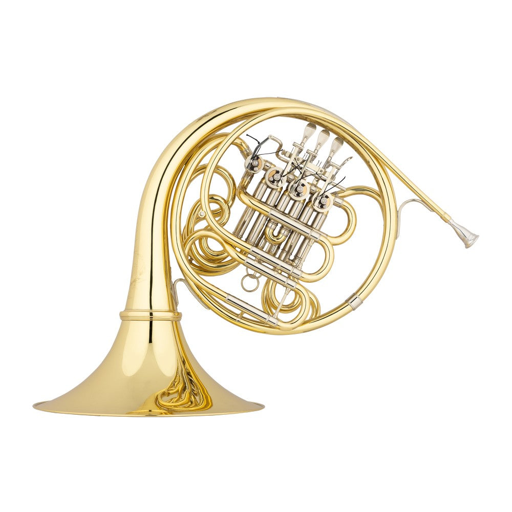 S.E. Shires Q21 F/Bb Double French Horn - Yellow Brass - Detachable Bell - Clear Lacquer - View 2 | MusicMarket