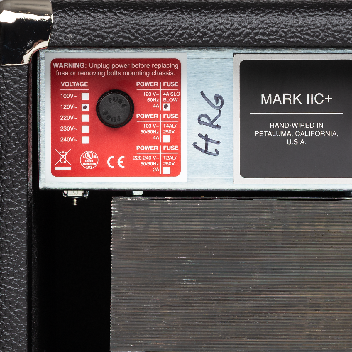Mesa Boogie Mark IIC+ HRG Head Amplifier - Black Bronco - View 6 | MusicMarket