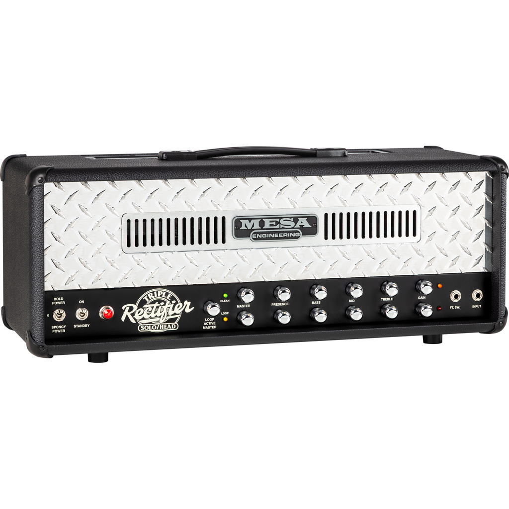 Mesa Boogie 2.TR2.1.A 90s Triple Rectifier Standard Head Amp - Black Bronco - View 4 | MusicMarket