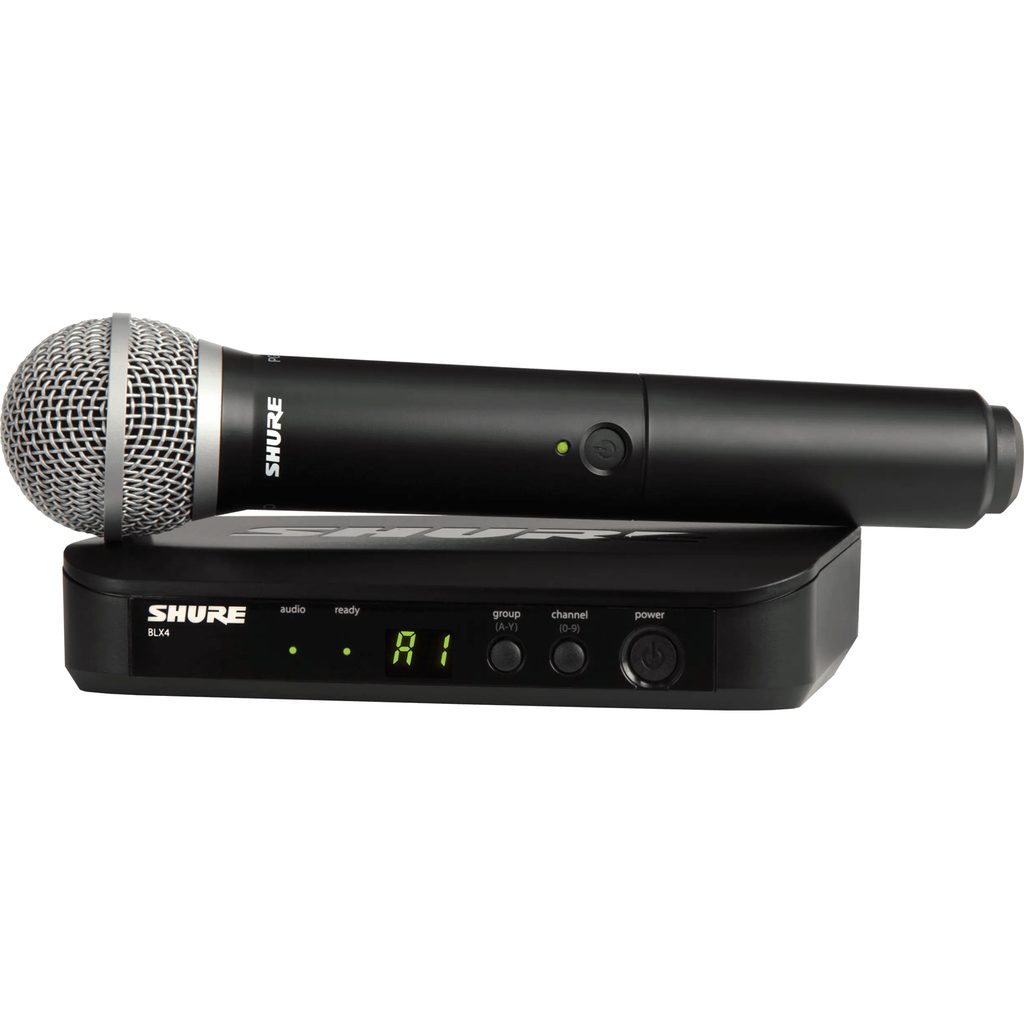 Shure BLX24/PG58 Wireless Mic System with PG58 Handheld Vocal Mic - J11 - MusicMarket