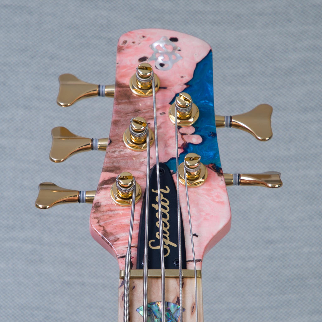 Spector USA Custom NS-5 5-String Electric Bass Guitar - Pinkish Hue - CHUCKSCLUSIVE - #2266 - View 3 | MusicMarket