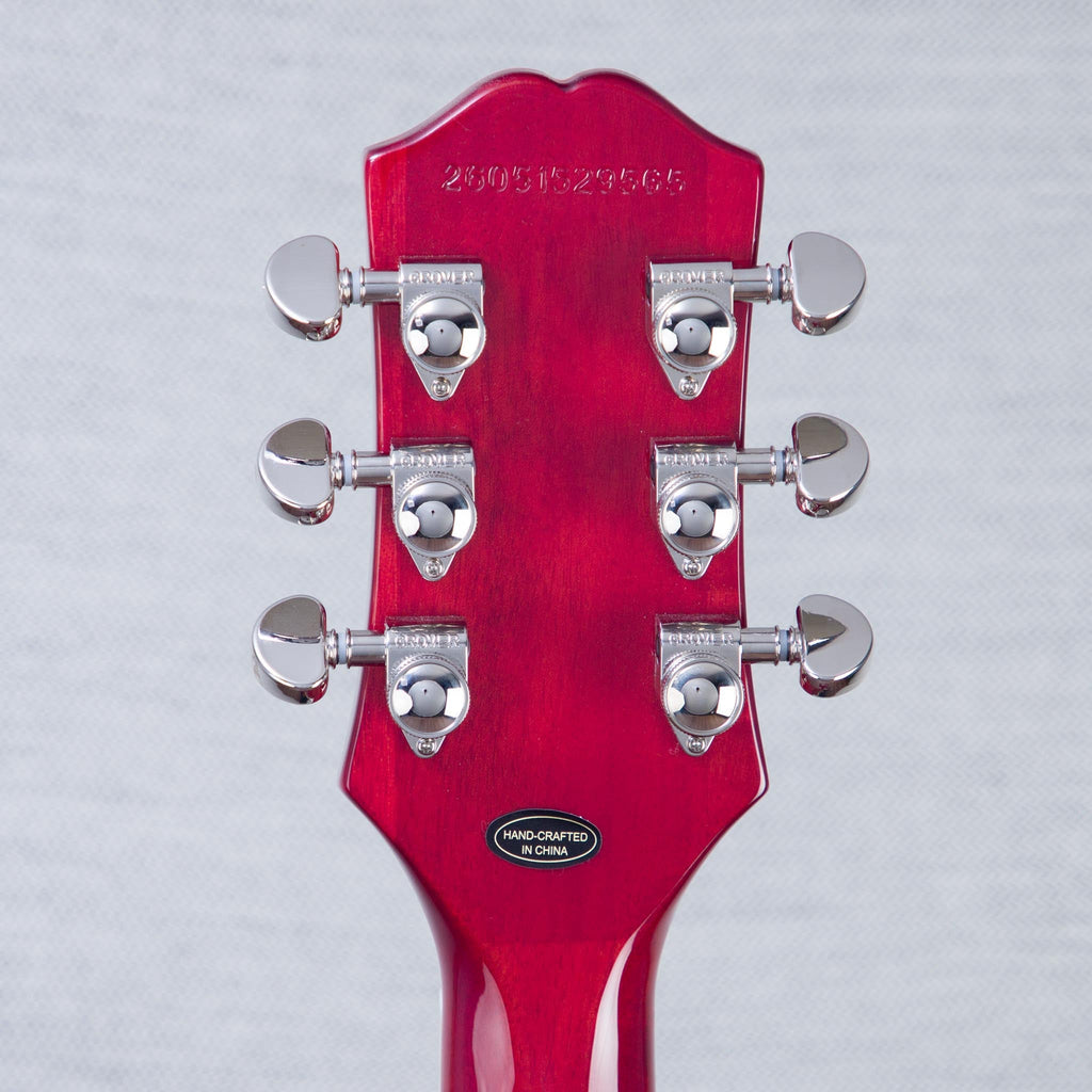 Epiphone Limited Edition Dealer Exclusive Futura Les Paul Custom Figured Electric Guitar - Rally Red Gloss -