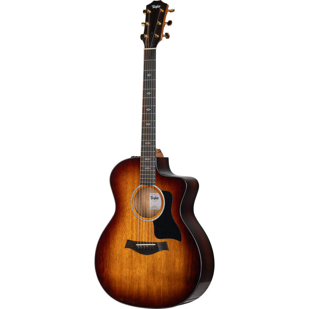 Taylor 224ce-K DLX Hawaiian Koa Acoustic Electric Guitar - Shaded Edgeburst - View 6 | MusicMarket