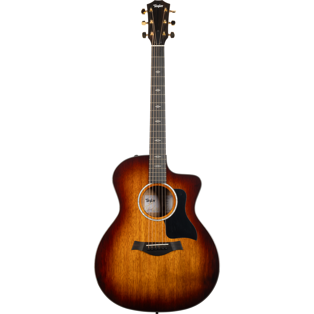 Taylor 224ce-K DLX Hawaiian Koa Acoustic Electric Guitar - Shaded Edgeburst - View 4 | MusicMarket