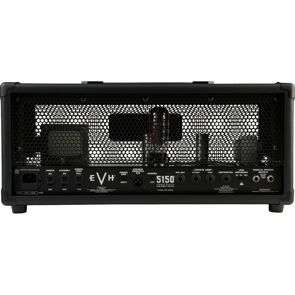 EVH 5150 Iconic Series 15W 6L6 Head Amp - Black - View 6 | MusicMarket