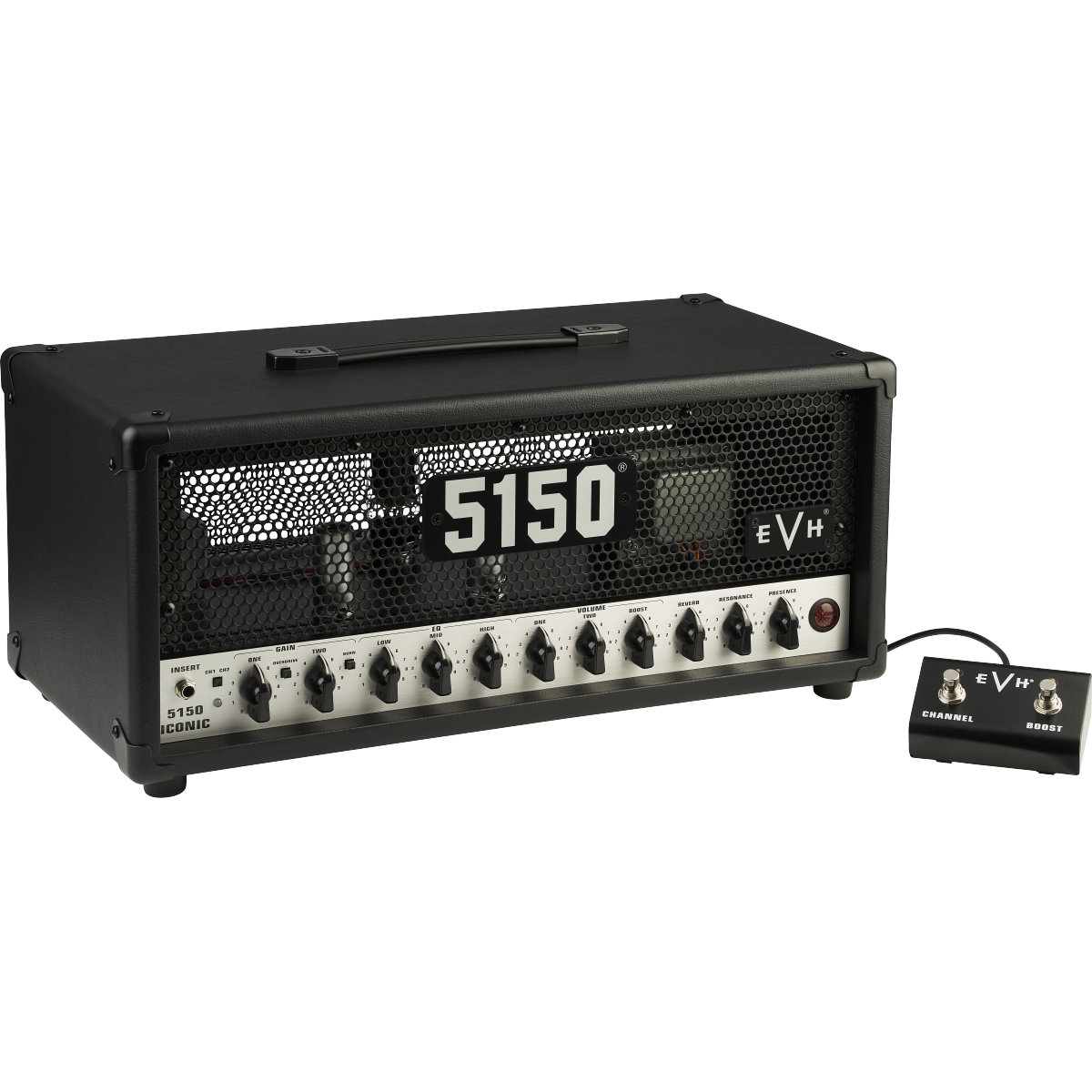 EVH 5150 Iconic Series 15W 6L6 Head Amp - Black - View 7 | MusicMarket