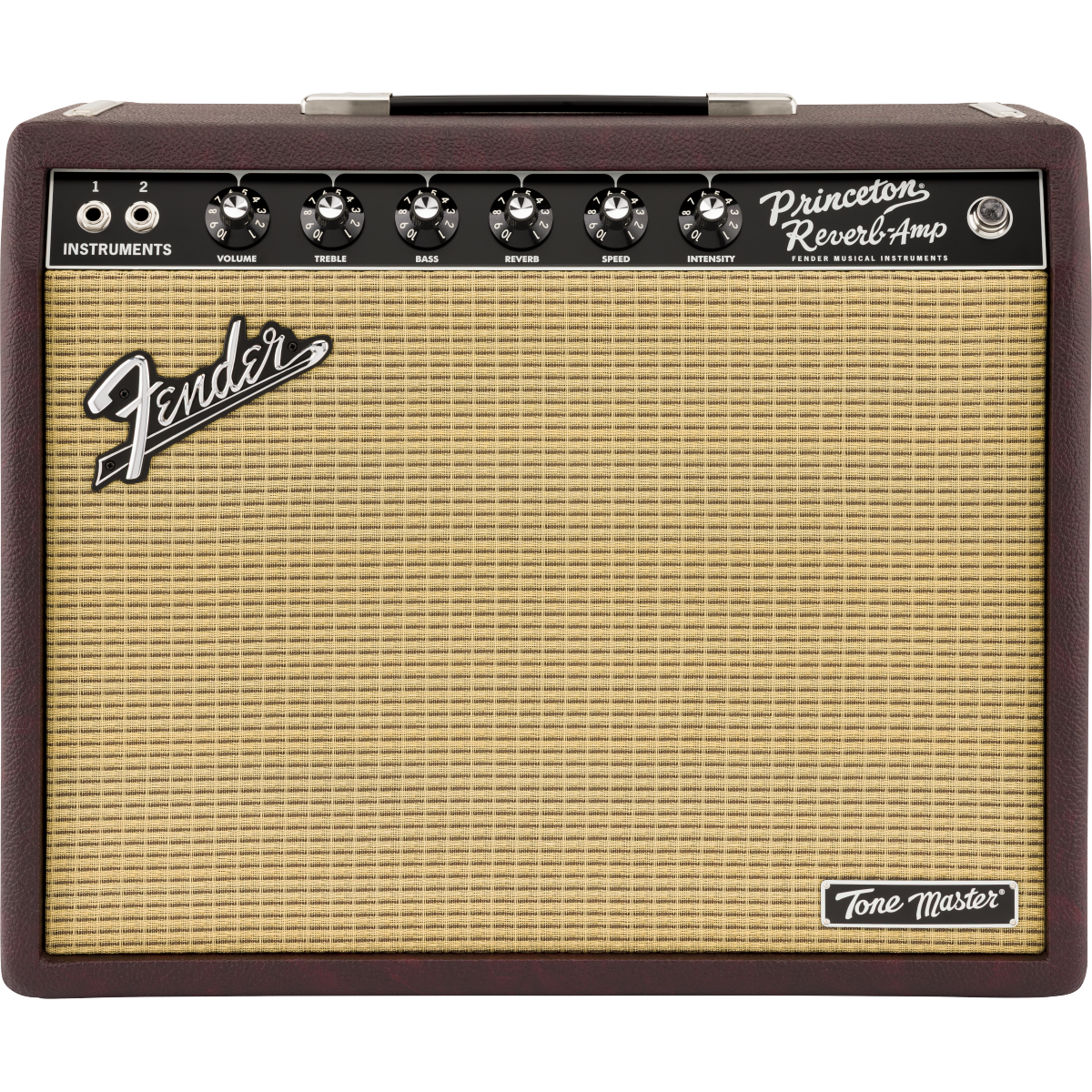 Fender FSR Tone Master Princeton 12-Watt Combo Amp, 120V - Wine - MusicMarket