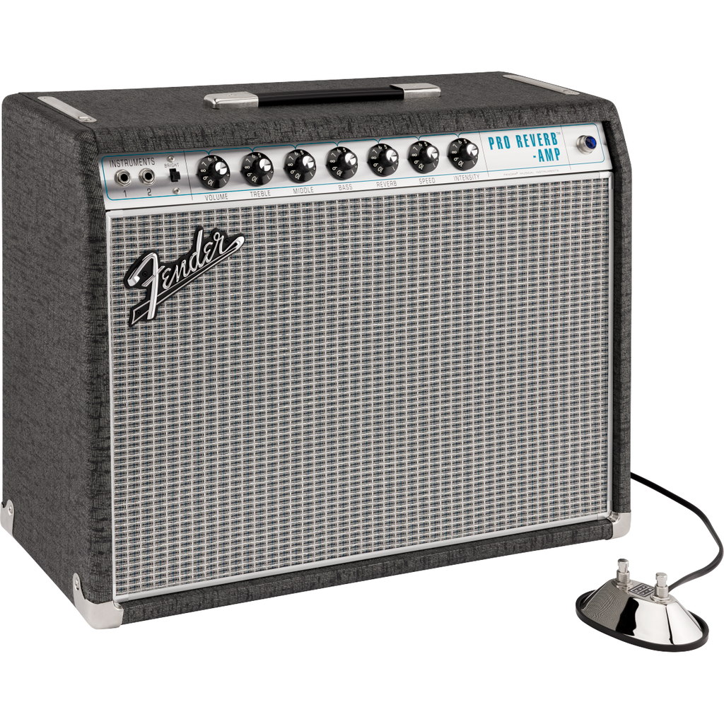 Fender FSR ’68 Custom Pro Reverb 40-Watt Combo Amp, 120V - Pewter Redback - View 5 | MusicMarket