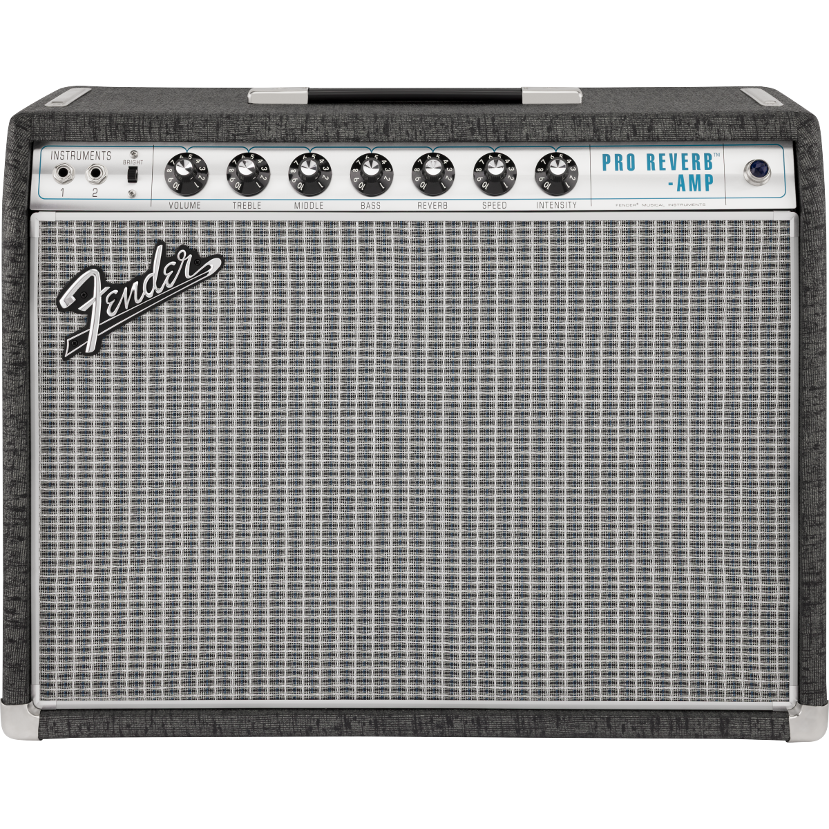 Fender FSR ’68 Custom Pro Reverb 40-Watt Combo Amp, 120V - Pewter Redback - MusicMarket