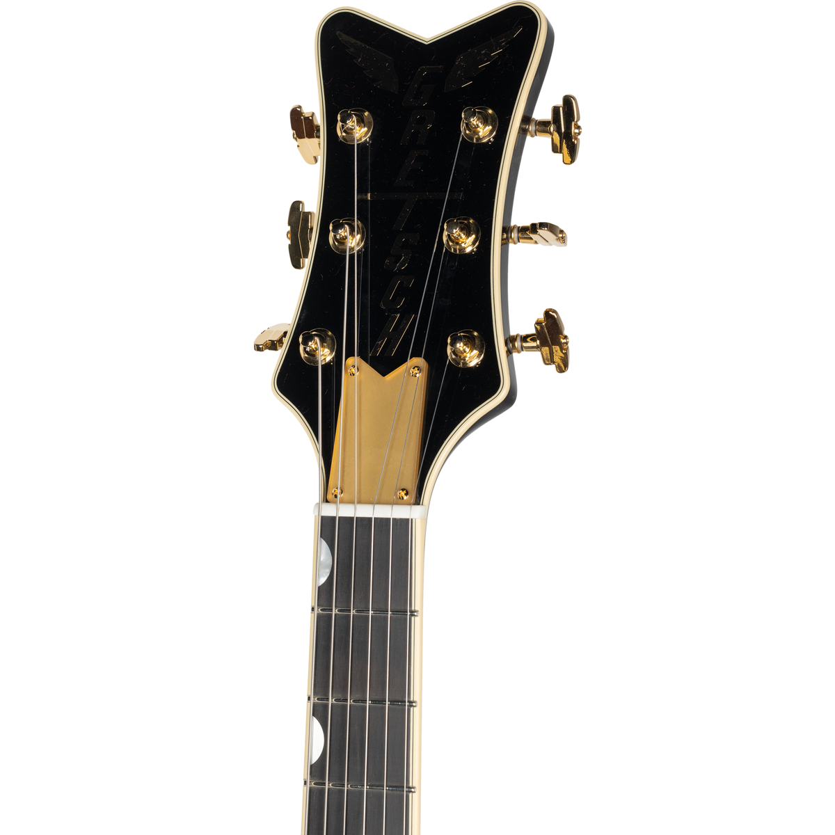 Gretsch G6134TG Limited Edition Paisley Penguin Electric Guitar - Gold Paisley - View 12 | MusicMarket