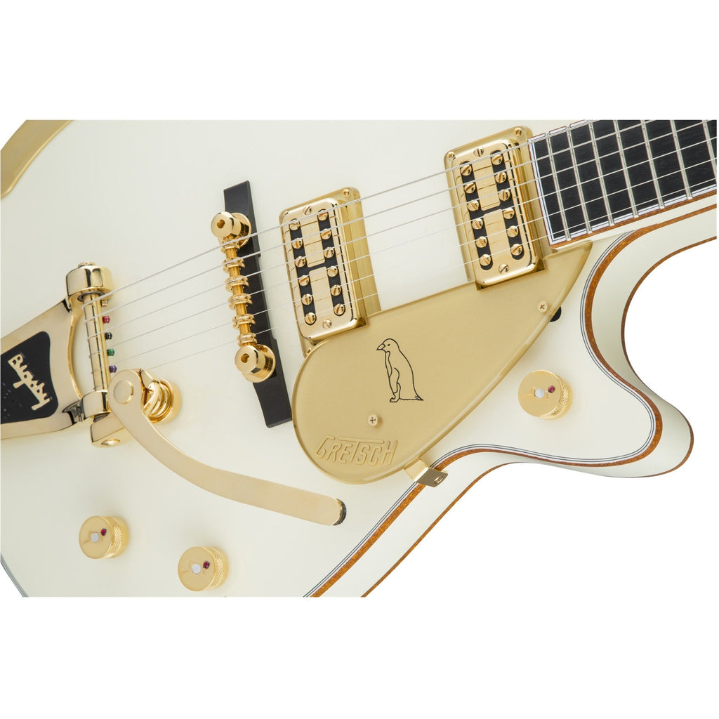 Gretsch G6134T-58 Vintage Select ’58 Penguin with Bigsby Guitar - Vintage White - View 8 | MusicMarket