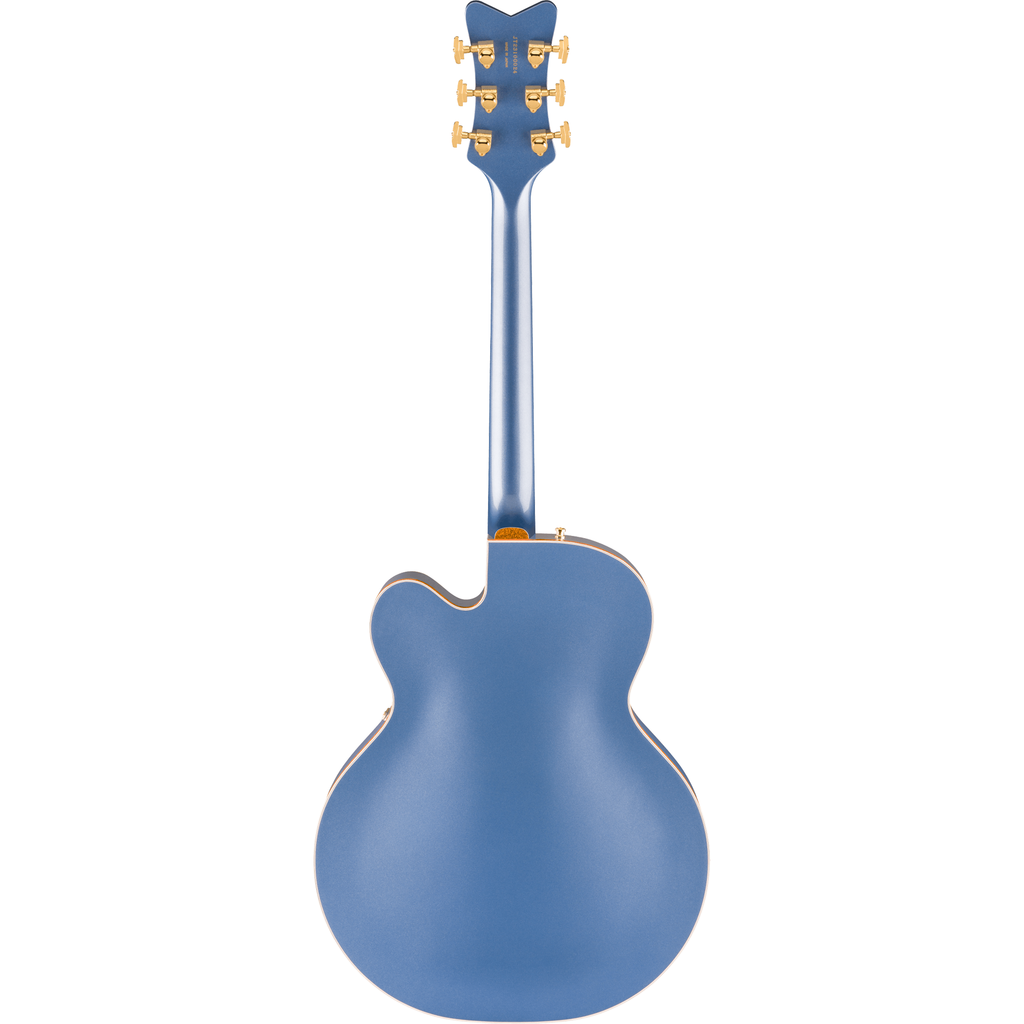 Gretsch Falcon Hollow Body w/ String-Thru Bigsby & Gold Hardware, Cerulean Smoke - View 3 | MusicMarket