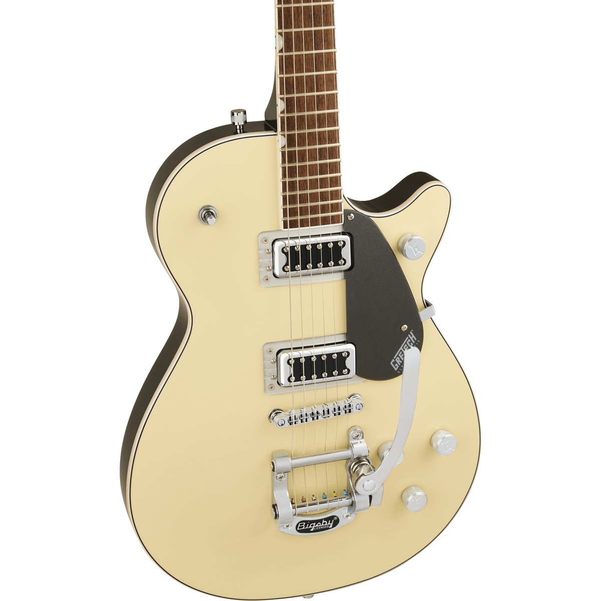 Gretsch G5230T Electromatic Jet FT - Two-Tone Vintage White/London Grey - View 6 | MusicMarket