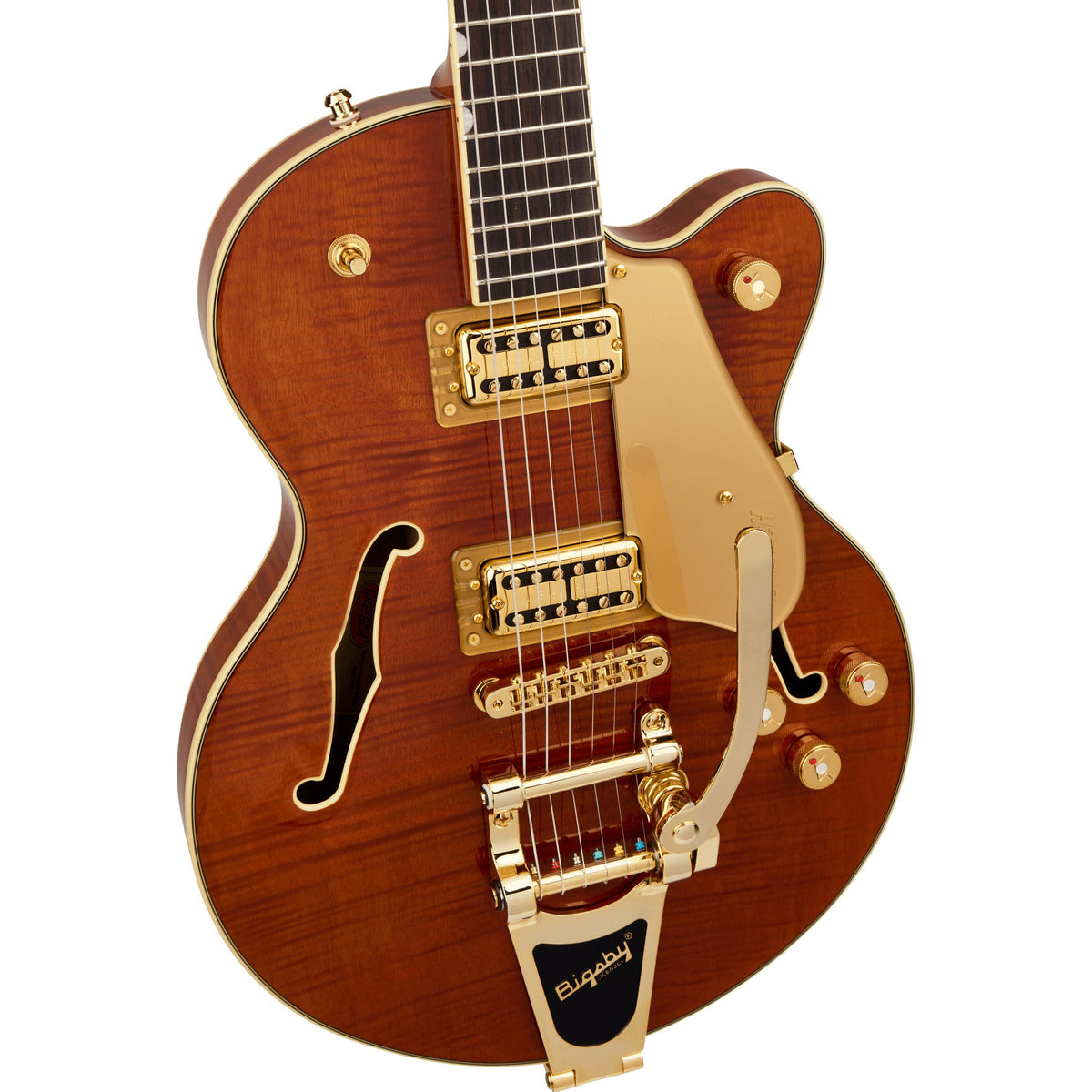 Gretsch LTD Broadkaster Jr. Electric Guitar - Rosewood Fingerboard, Roundup Orange - View 2 | MusicMarket