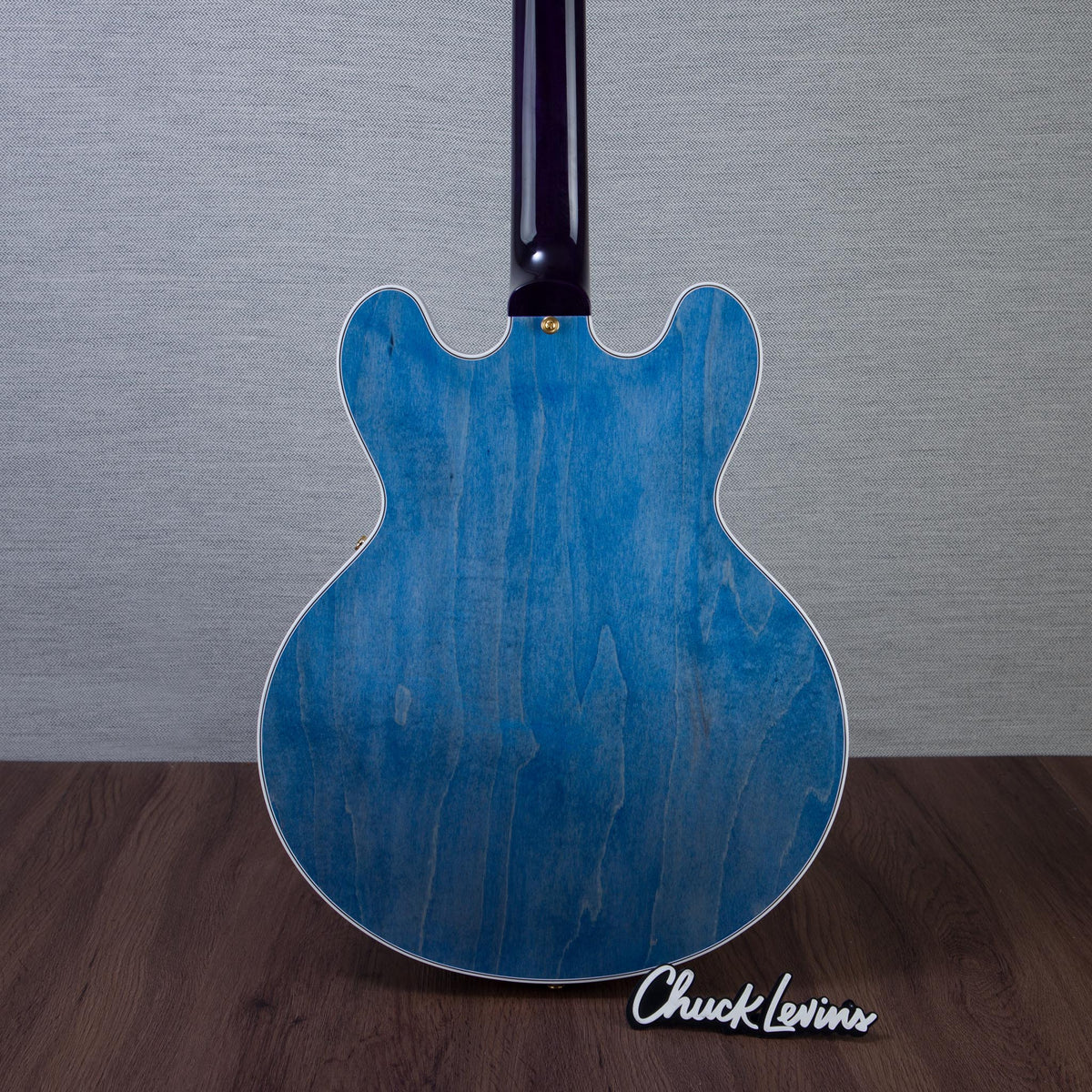 Gibson Custom Shop 59' ES-335 Slim Neck Semi-Hollowbody Electric Guitar - Blue Water - #A960305 - View 5 | MusicMarket