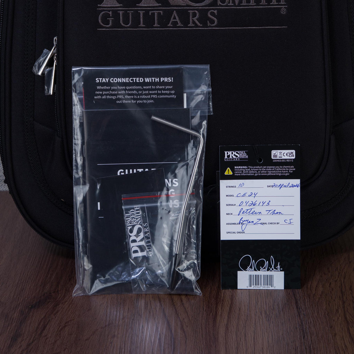 PRS CE 24 Sprayer's Choice Electric Guitar - Safety Green Sparkle - #0426143 - View 10 | MusicMarket