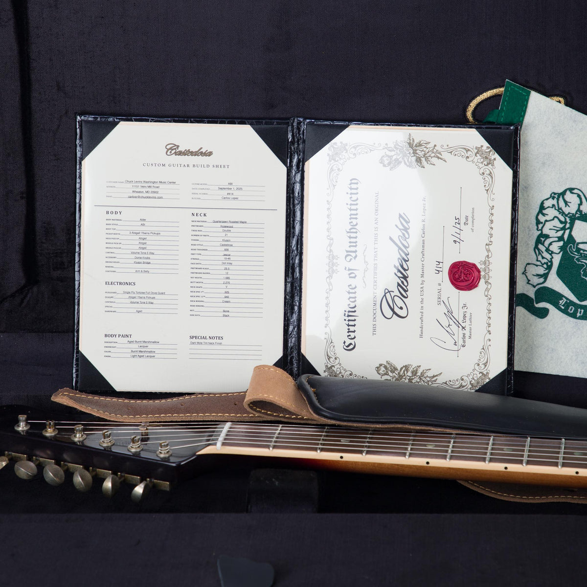 Castedosa ABI Electric Guitar - Aged Burnt Marshmellow - #414 - View 11 | MusicMarket