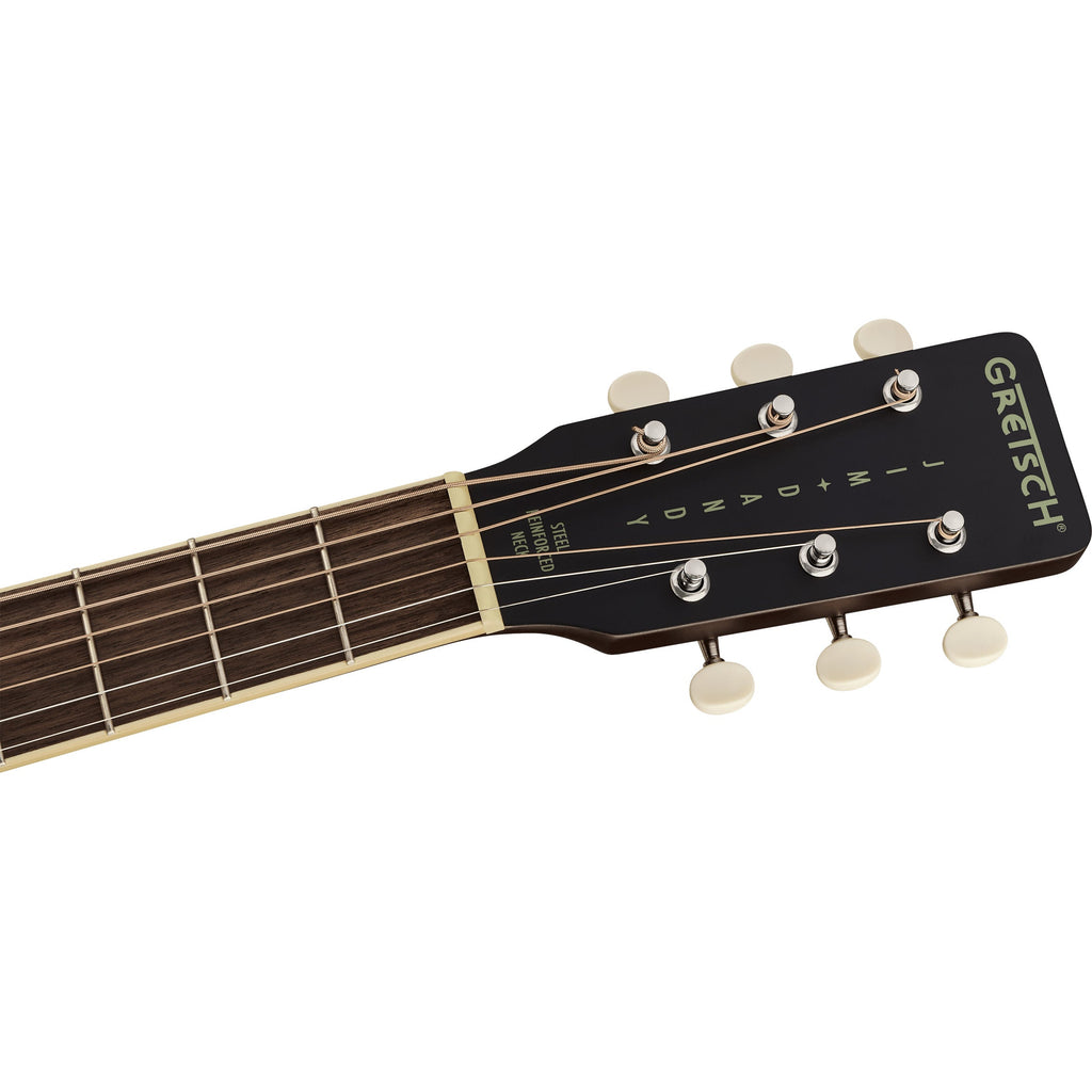 Gretsch Jim Dandy Parlor Guitar - Walnut Fingerboard, Deep Cherry Burst - View 4 | MusicMarket