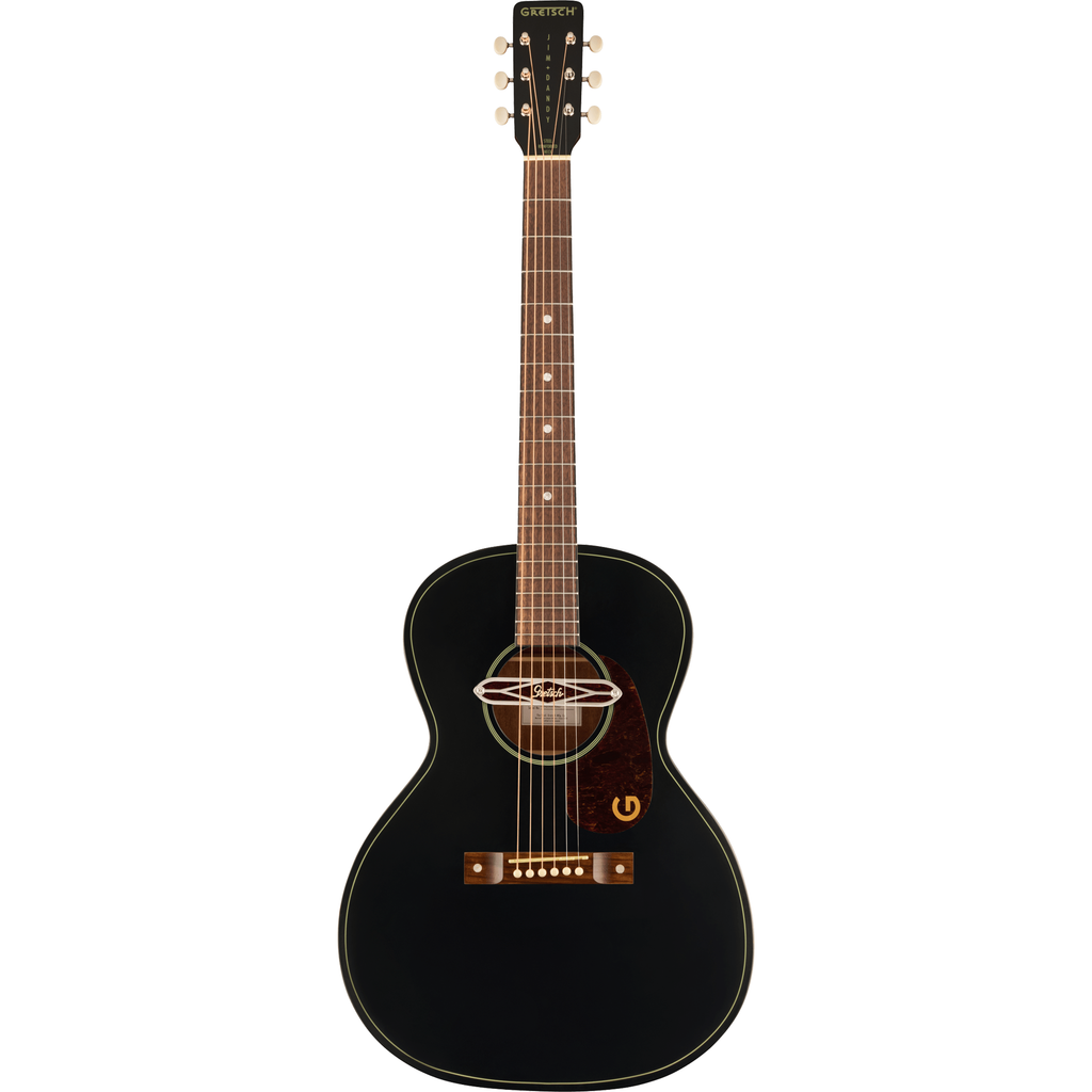 Gretsch Jim Dandy™ Deltoluxe Concert Acoustic Electric Guitar, Black Top - View 2 | MusicMarket
