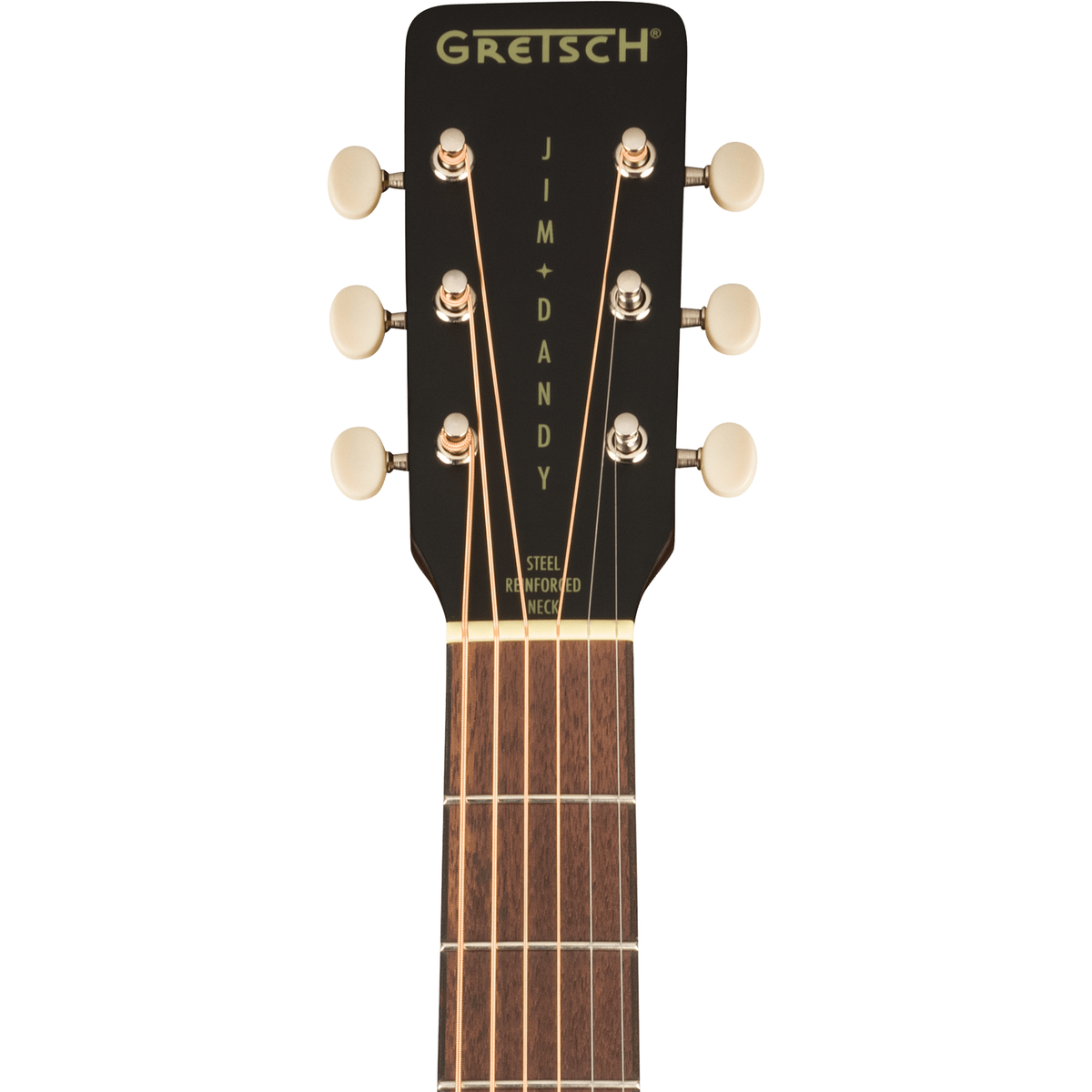 Gretsch Jim Dandy™ Deltoluxe Concert Acoustic Electric Guitar, Black Top - View 5 | MusicMarket