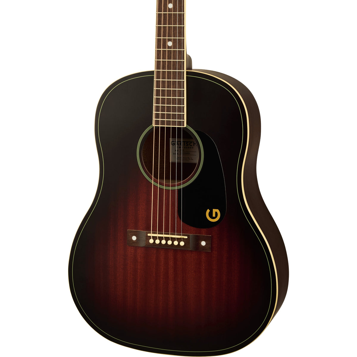 Gretsch Jim Dandy Dreadnought - Walnut Fingerboard, Deep Cherry Burst - MusicMarket
